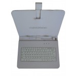 Чехол-клавиатура 10.1 белая для планшетов 